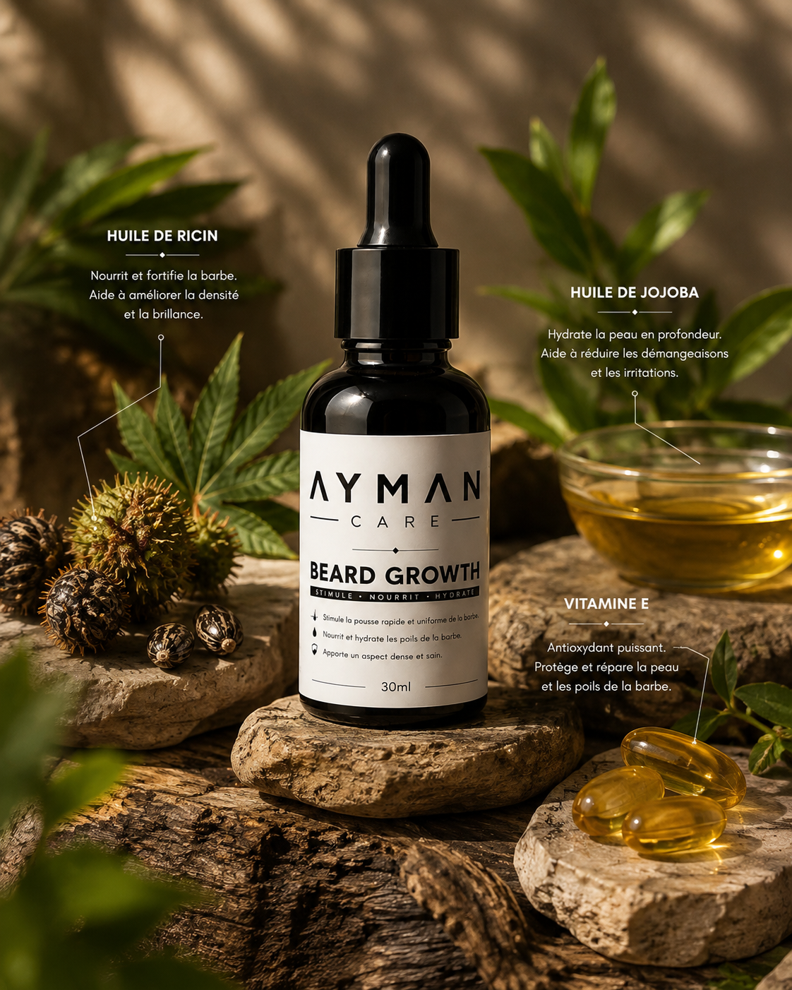 AYMAN CARE — Beard Growth Oil 30ml